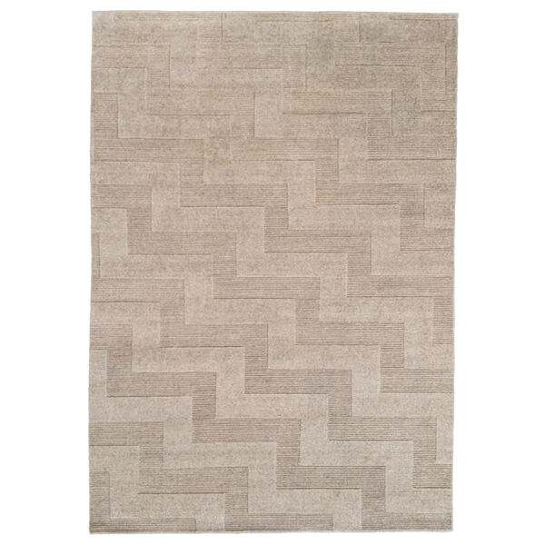 Valmont Uldgulvtæppe 200x300 cm Beige Melange