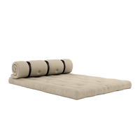 Buckle-Up Sofa Med Belte Utendørs Beige / Sort