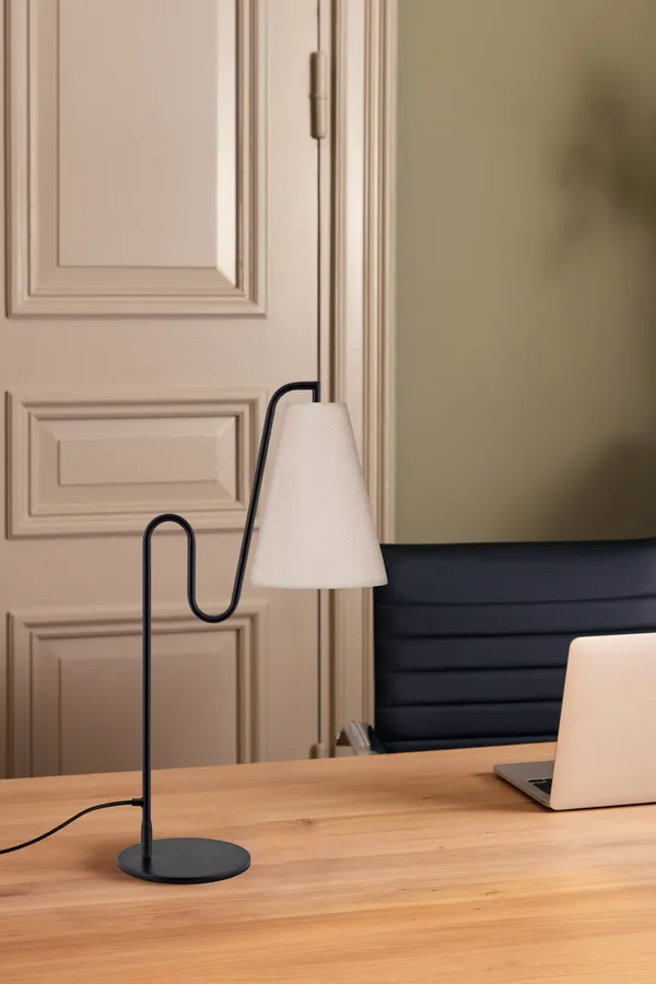 Lou Bordlampe Sort / Hvit