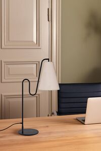 Lou Bordlampe Sort / Hvit
