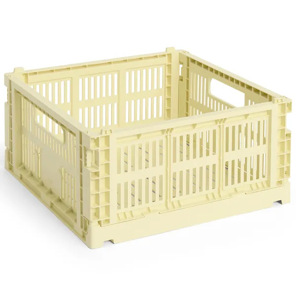 Colour Crate Medium Square Förvaring Light Yellow