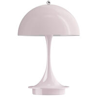 Panthella 160 Bordlampe Bærbar Pale Rose Opal Acryl