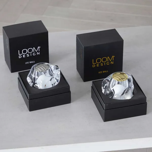 Ice Ball Bordlampe Guld