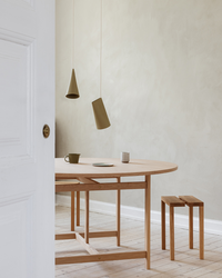 Round Spisebord Ø130 cm Eik