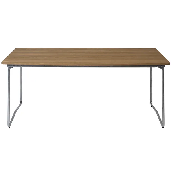 B31 Bord 92x170 cm Oljad Ek / Varmförzinkat StÄl