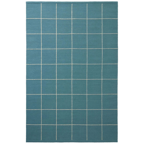 Milan Matto 180x270 cm Sininen / Luonnonvalkoinen