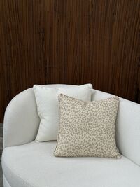Norell Pude 50x50 cm Beige / Leopard