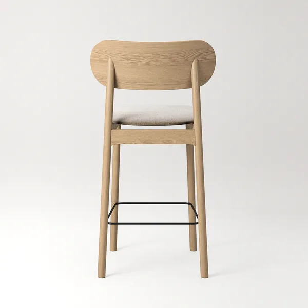 Elephant Barstol Naturlig Ek / Beige breeze