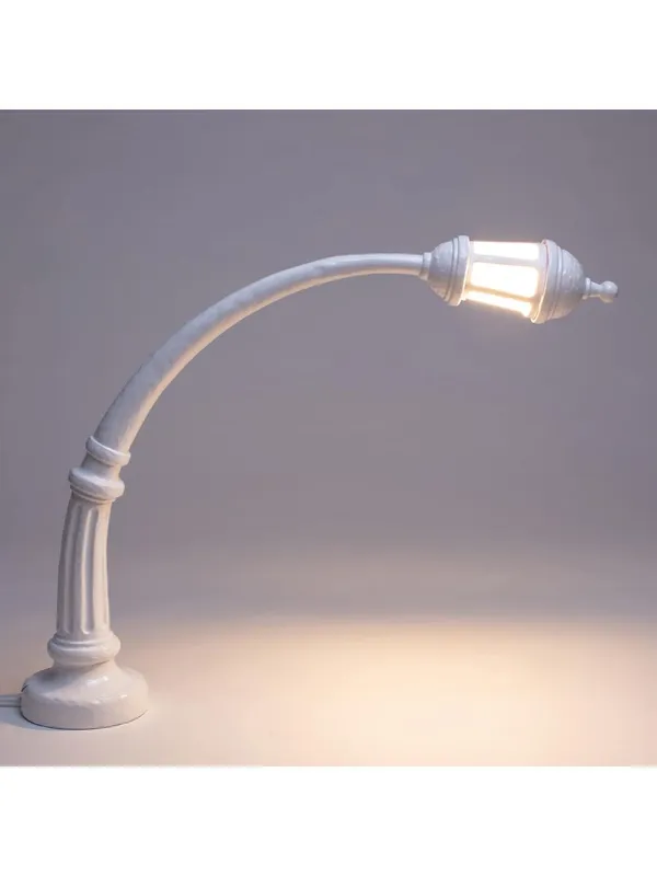Street Lamp Bordlampe Hvit