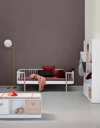 Wood Hyllenhet 3x1 Horisontal med Bas Vit