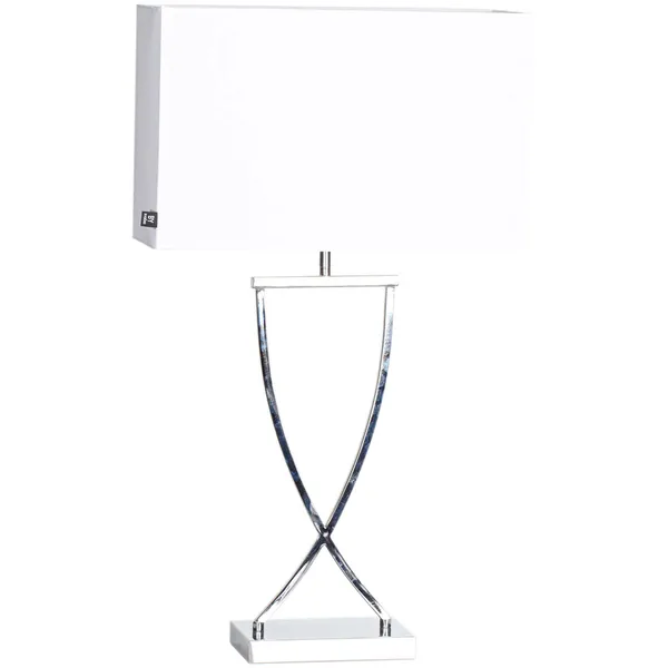 Omega Bordlampe 69 cm Chrome / Hvit