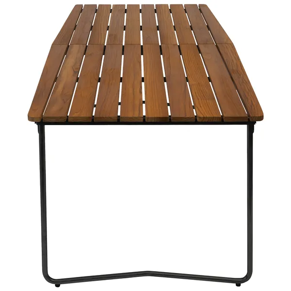 B31 Bord 92x230 cm Ubehandlet Eik / Sort