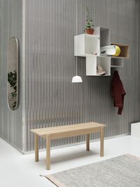 Framed Speil 150 cm Taupe / Klar