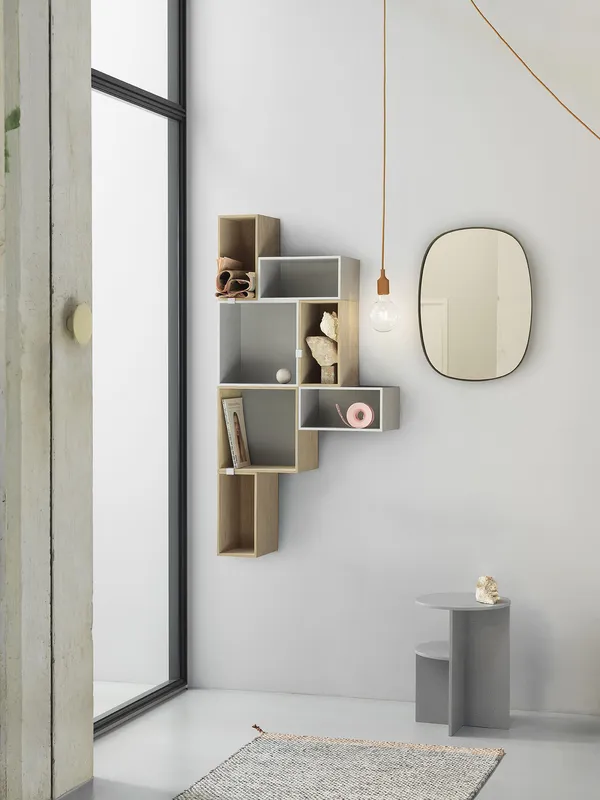 Framed Spejl S Taupe