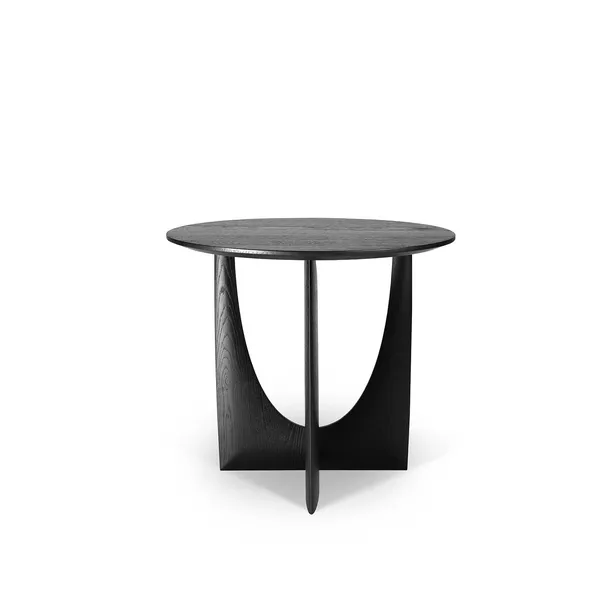 Geometric Sidebord Svart Eik