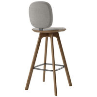 Pauline Comfort Barstol 75 cm Røget Eg / Hallingdal Grå