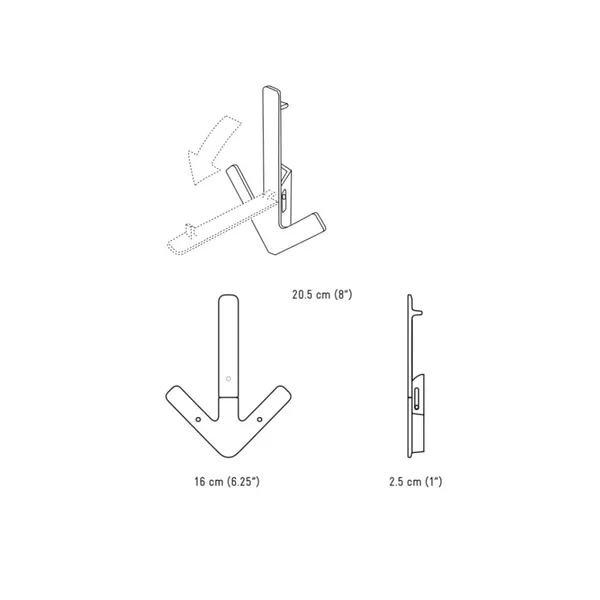 Arrow Hanger Vit
