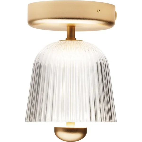 Asteea Loftslampe Satin Brass / Klar