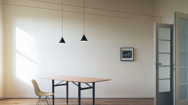 String Light Cone Pendel 12M Dimbar Med Casambi Sort