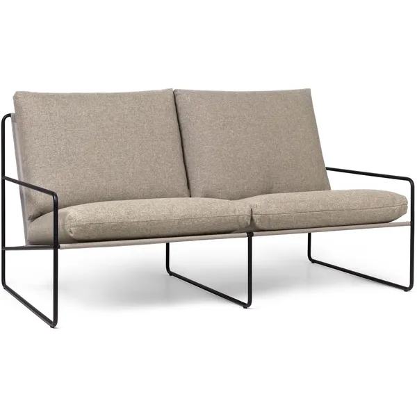 Desert 2-Personers Sofa Sort / Dolce