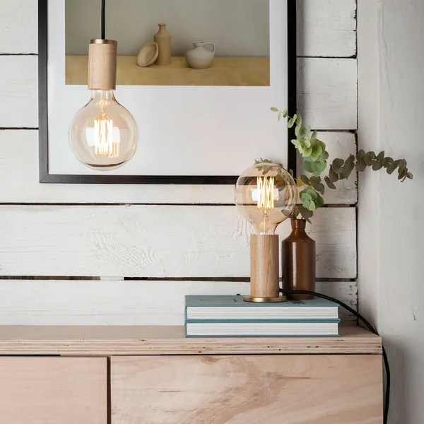 Tala Touch Bordlampe Valnød