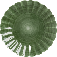 Oyster Lautanen 28 cm Metsänvihreä