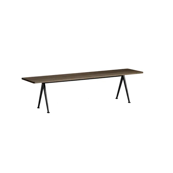 Pyramid Bench 12 190X40 Black Frame/Smoked