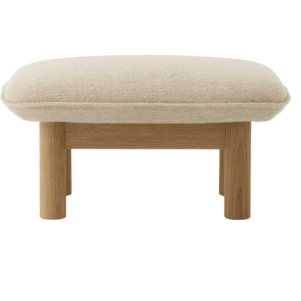 Brasilia Ottoman Natural Oak Bouclé 02 Beige