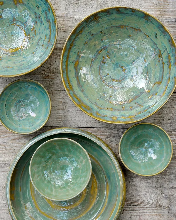 Pure Salad Bowl Large 32 cm Sea Green
