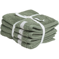 Premium Handdukar 30x30 cm 4-pack Agave Green