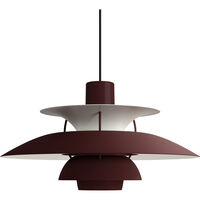 PH 5 Riippuvalaisin Monochrome Burgundy