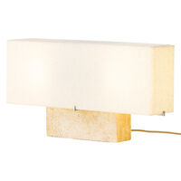 Nonna Bordslampa 30 cm Travertin / Sand