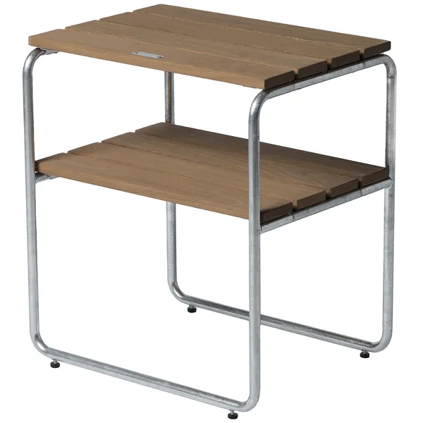 L45 Sidebord Olieret Egetræ / Varmgalvaniseret Stål