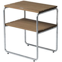 L45 Sidebord Olieret Egetræ / Varmgalvaniseret Stål