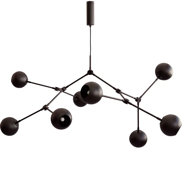 Drop Globe Riippuvalaisin 150 cm Burned Black