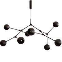 Drop Globe Riippuvalaisin 150 cm Burned Black
