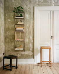 Library Hylly 185x40 cm Ruostumaton Teräs