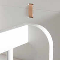 Wood Mini+ Låg Loft Säng Vit/Ek