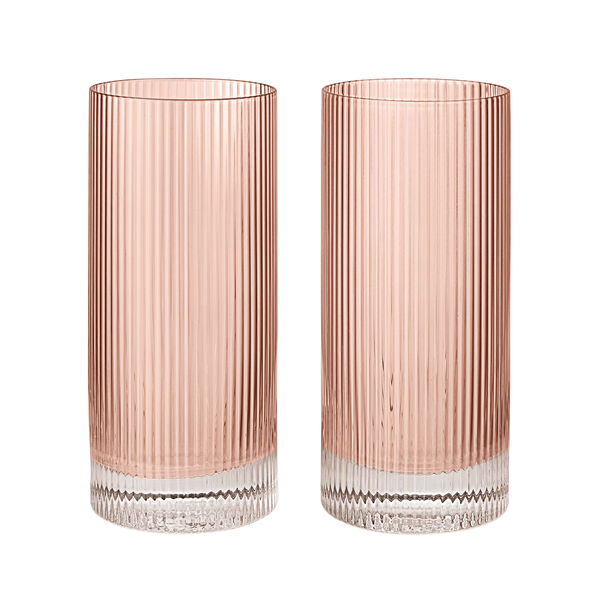 Ripple Drinksglas 2-pak Blegrødt