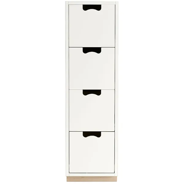 Snow Drawer J4 White (Standard: Oak base)