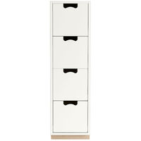 Snow Drawer J4 White (Standard: Oak base)