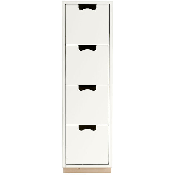 Snow Drawer J4 White (Standard: Oak base)
