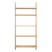 Library Hylde 1852cm Stål/Eg