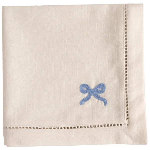 Bow Bomullsservett 45x45 cm Blå