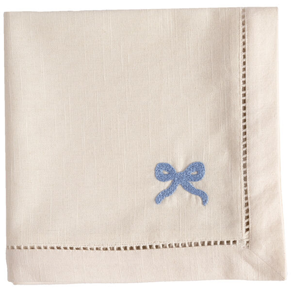 Bow Bomullsserviett 45x45 cm Blå