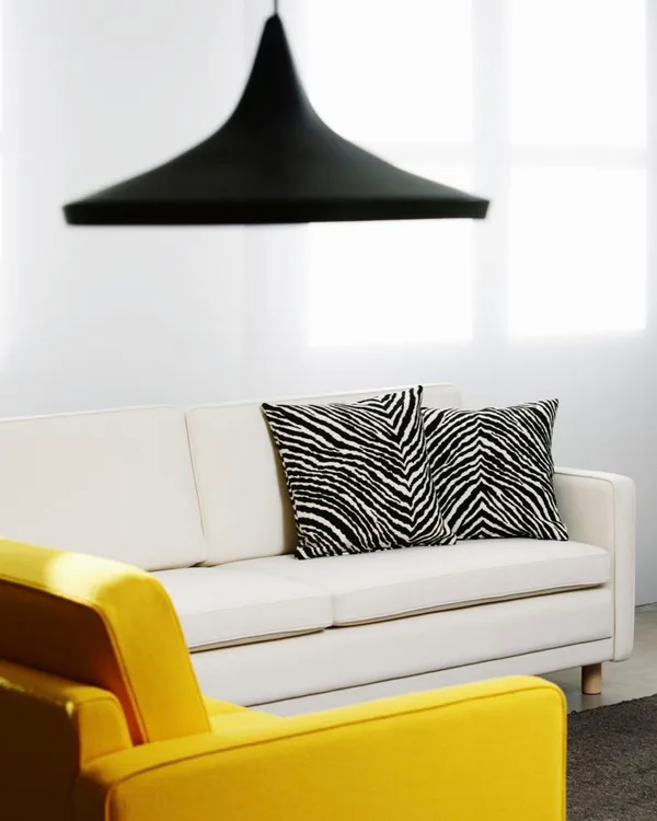 Zebra Kuddfodral 40x60 cm Svart / Vit
