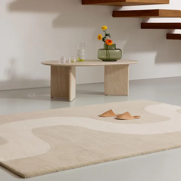 Marimekko Seireeni Tæppe 170x240 cm Warm Beige