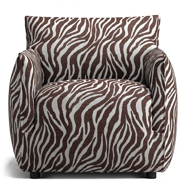 Le Petite Fåtölj Zebra Brun / Vit