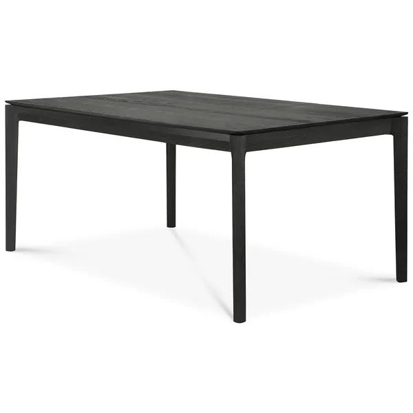 Bok Spisebord Forlengbar Sort 200-300 cm