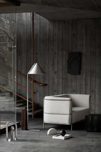 Cone Lattiavalaisin Brushed Aluminium